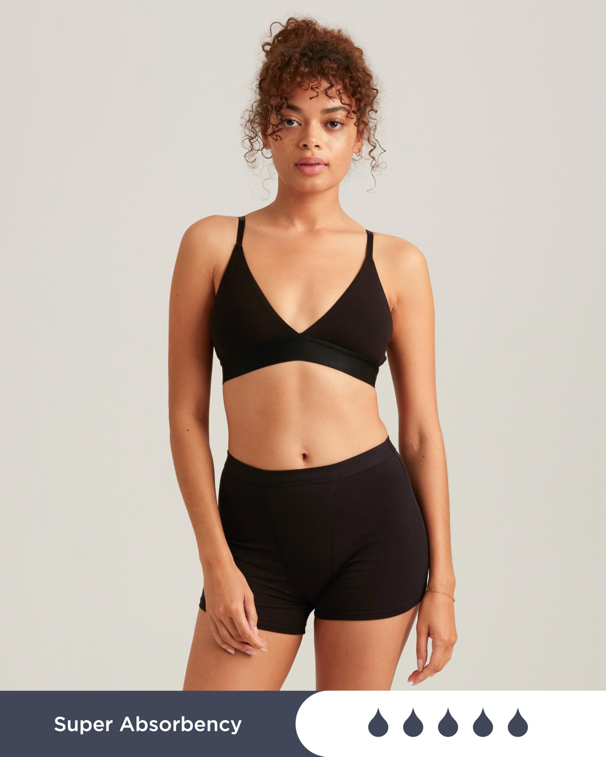 saalt Cotton Sleep Short Period Underwear- Super Absorbency - Reusable, Comfortable - Menstrual Flow, Maternity, Postpartum - Image 5