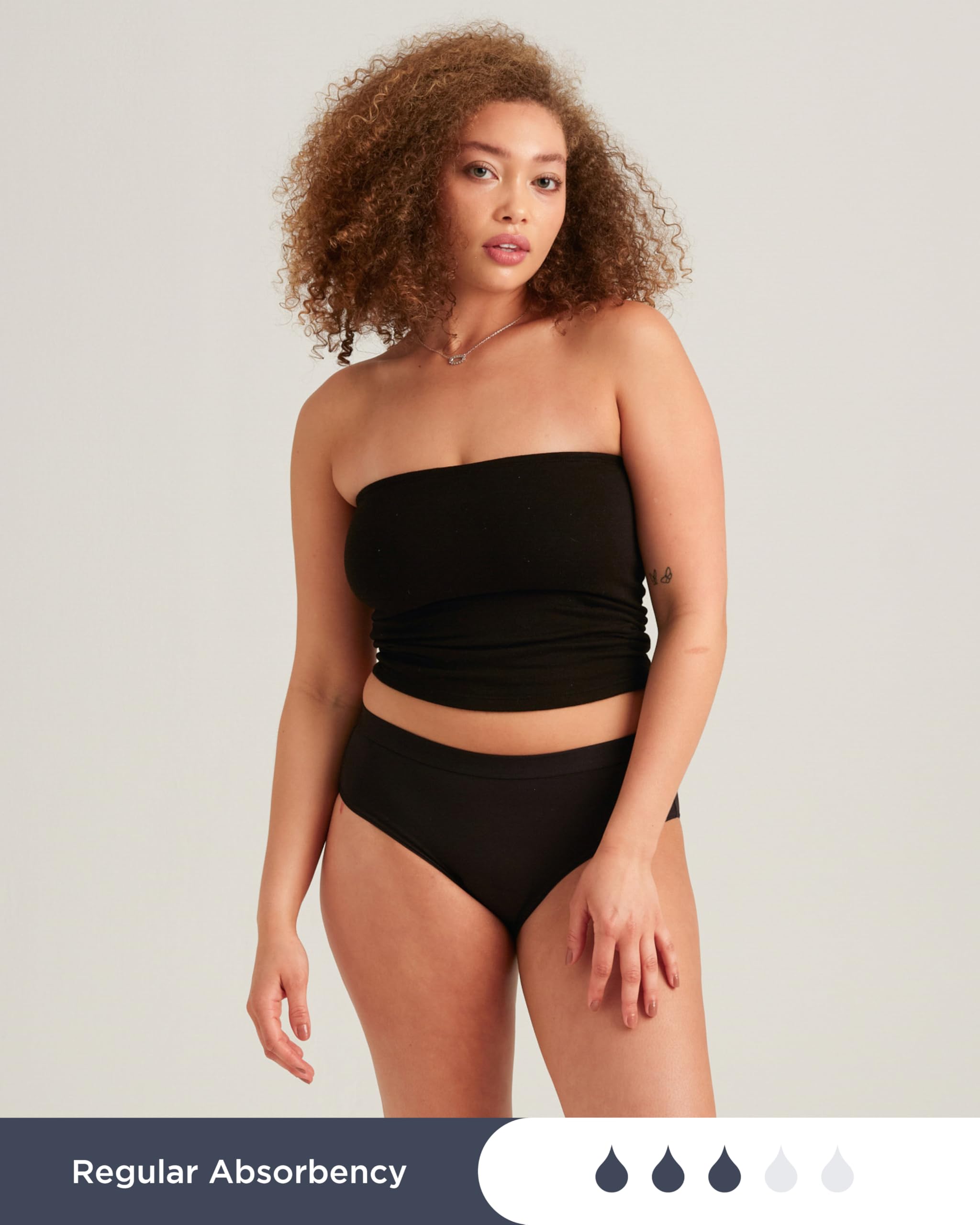 saalt Reusable Period Underwear - Comfortable, Thin, and Keeps You Dry from All Leaks (Cotton, Brief) - Image 4