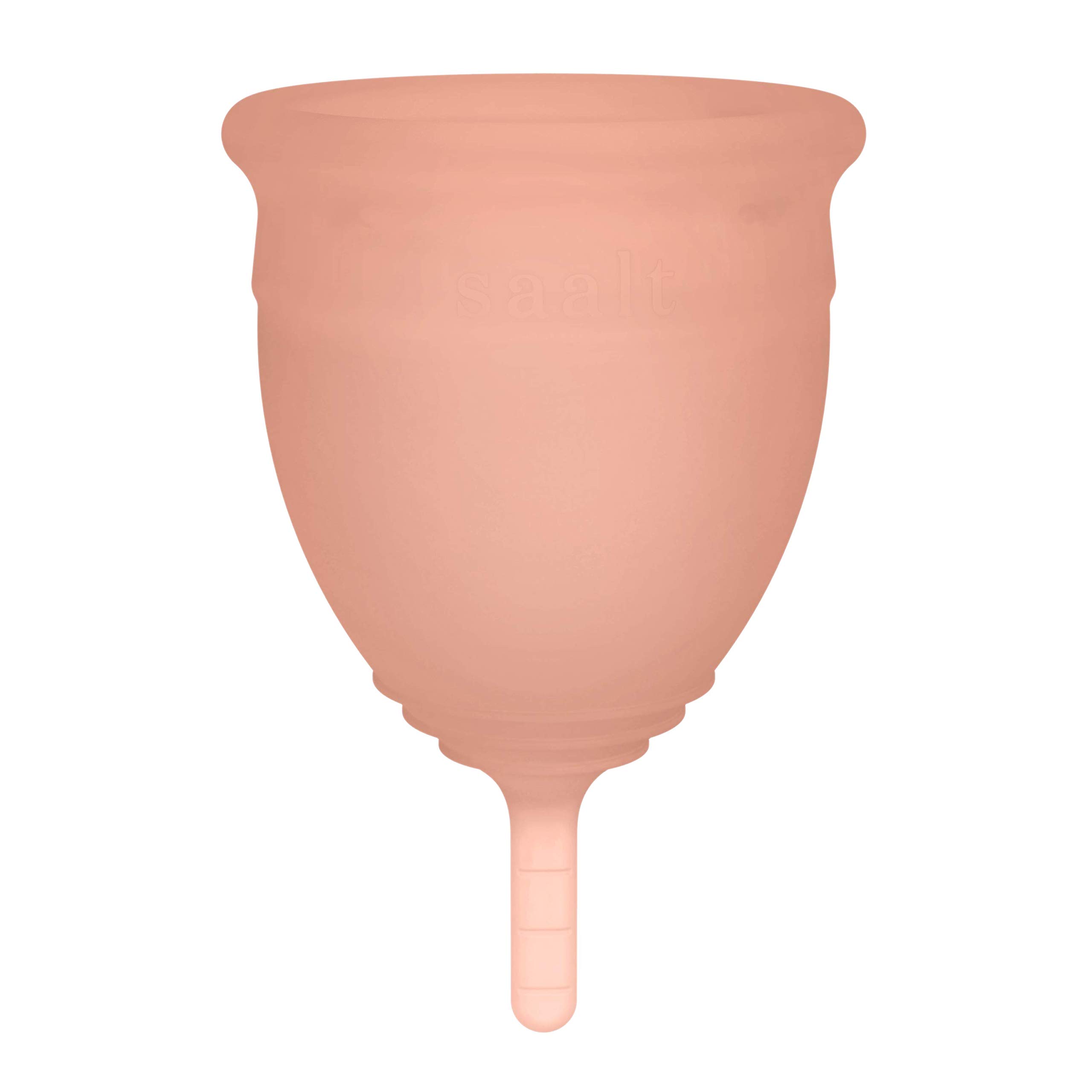 Saalt Soft Menstrual Cup – Reusable Period Cup – Made for Comfortable, Leak-Free Protection Up to 12 Hours – BPA & Latex Free – Includes Cup & Carry Bag (Small, Desert Blush) - Image 9
